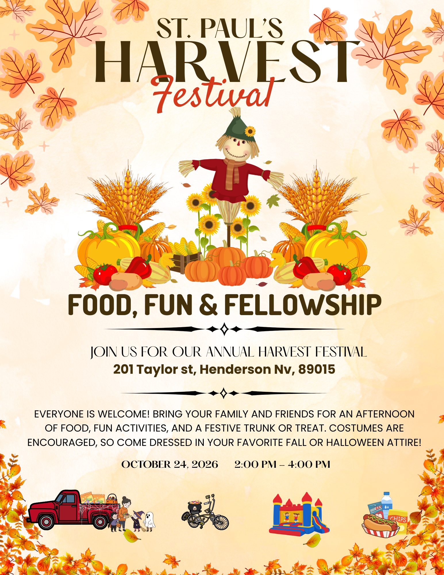 Harvest Festival flyer
